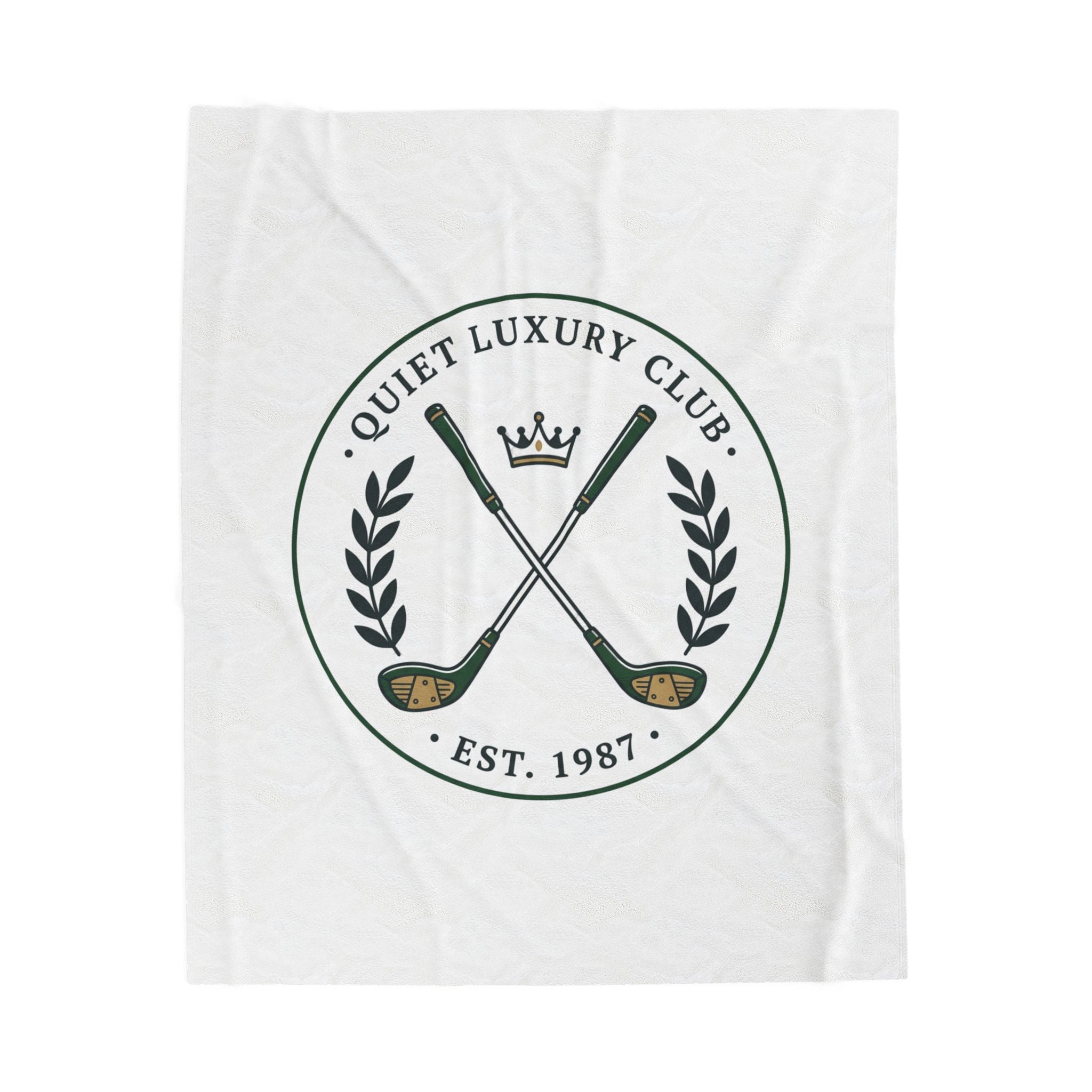 Quiet Luxury Velveteen Blanket