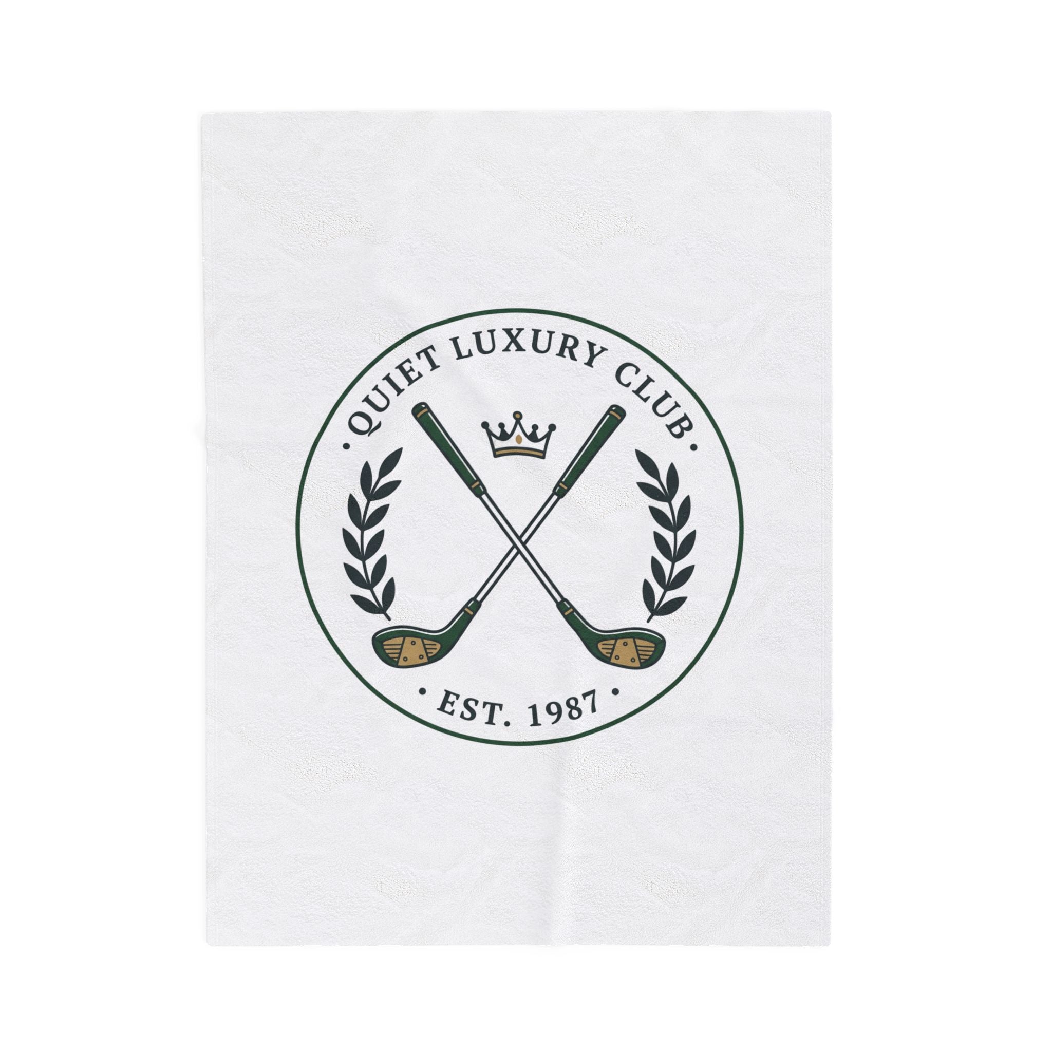 Quiet Luxury Velveteen Blanket