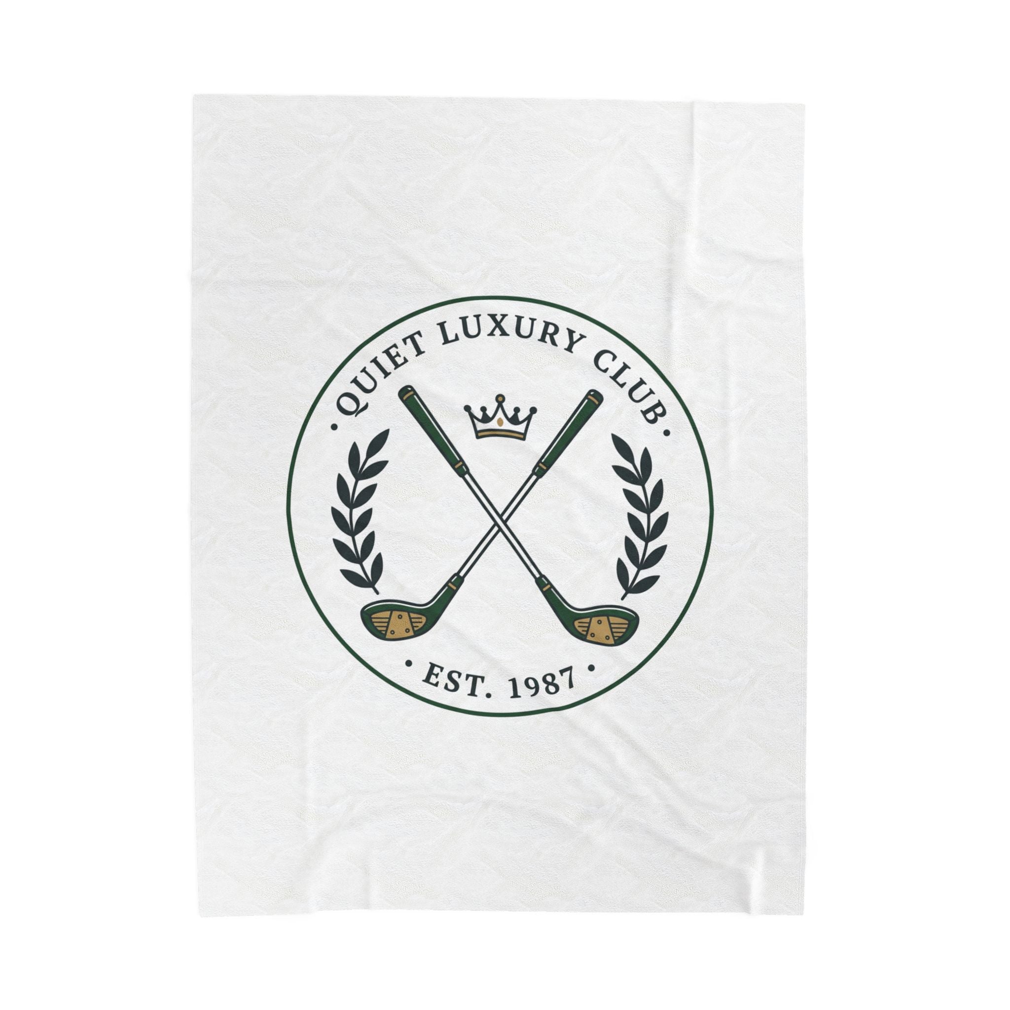 Quiet Luxury Velveteen Blanket