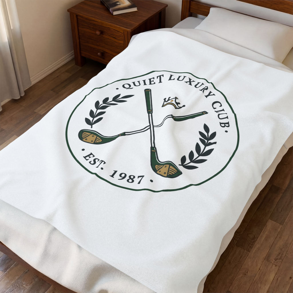 Quiet Luxury Velveteen Blanket