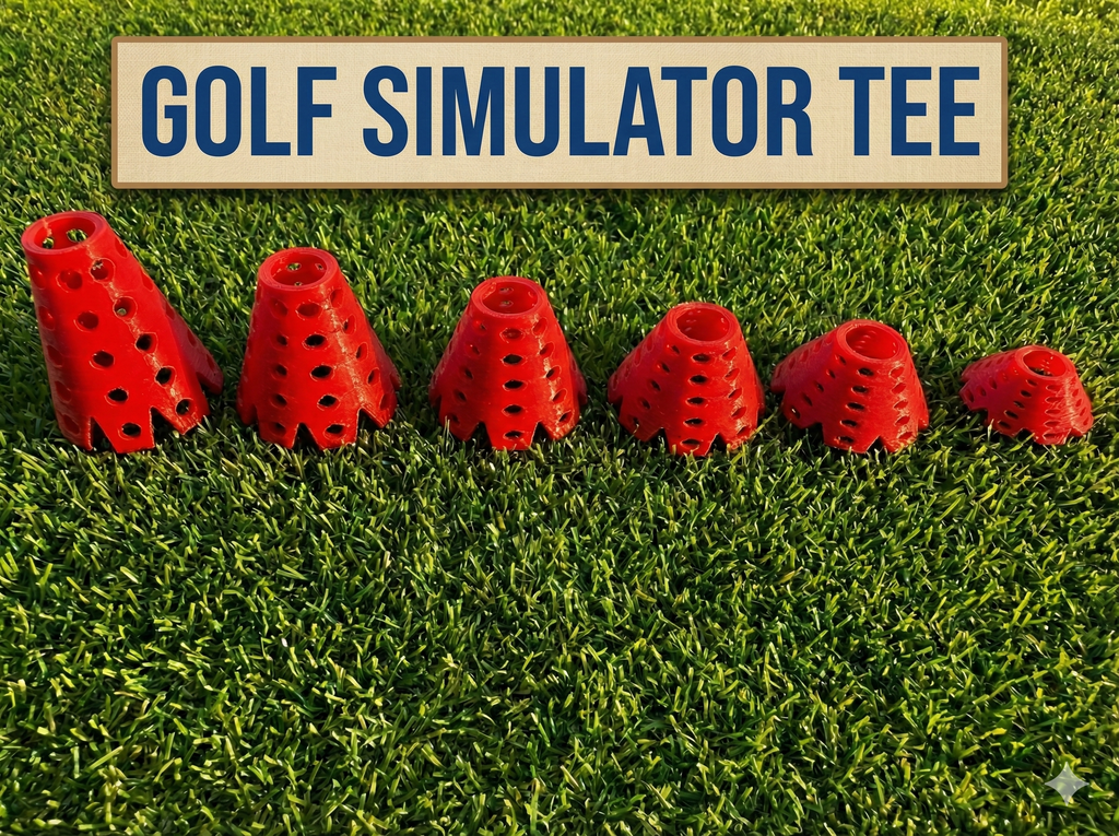 Golf Simulator Tee Set