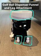 Funnel & Leg Attachment for Golf Ball Dispenser